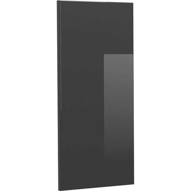 Küchenfront R-Line Anthrazit Hochglanz 29.6 x 59 cm Möbelfront für den Hängeschrank Vicco