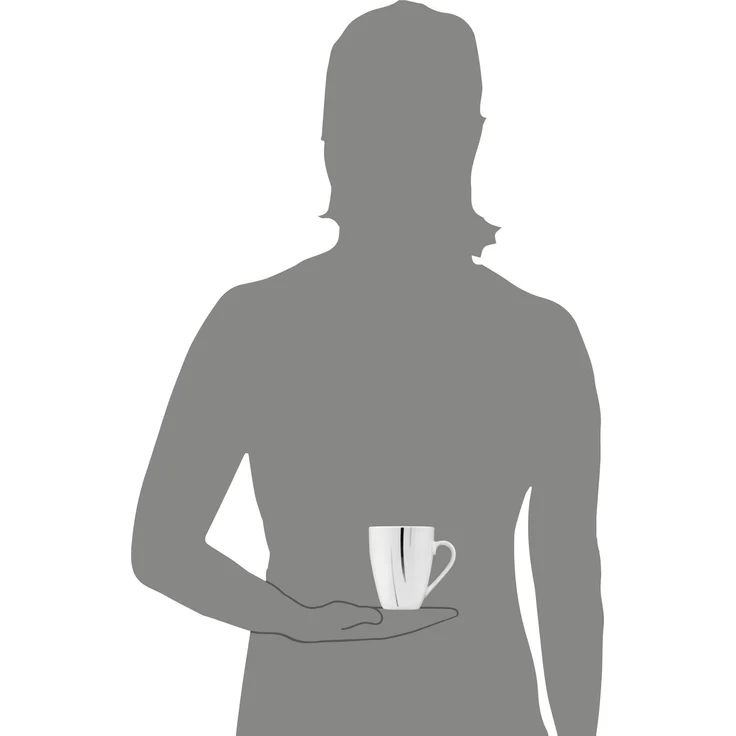 SÄNGER Kaffeebecher Set Bilgola Black Lines 6 teilig – Bild 4