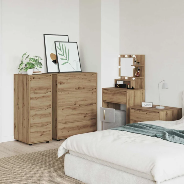 vidaXL Aufbewahrungsschrank 40 x 48 x 105 cm Holzwerkstoff 888906 – Bild 4