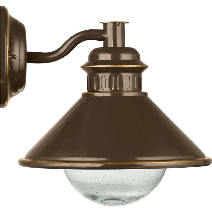 Eglo 96262 Outdoor Wandleuchte ALBACETE braun, kupfer klar L:26,5cm H:25,5cm T:28cm IP44 – Bild 2
