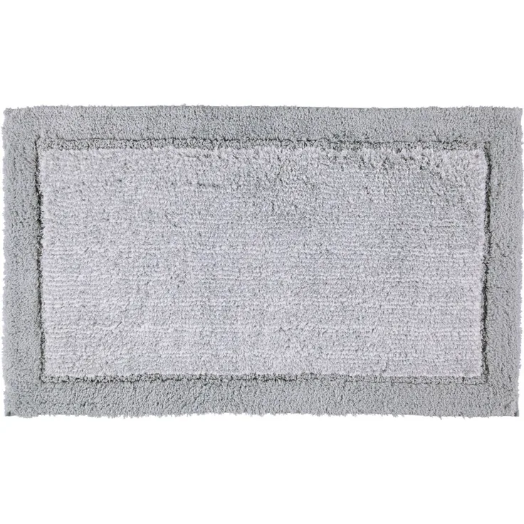 Cawö Badematte platin BL 60x100 cm silber Badteppich Badvorleger Duschvorleger Duschmatte Badeteppich