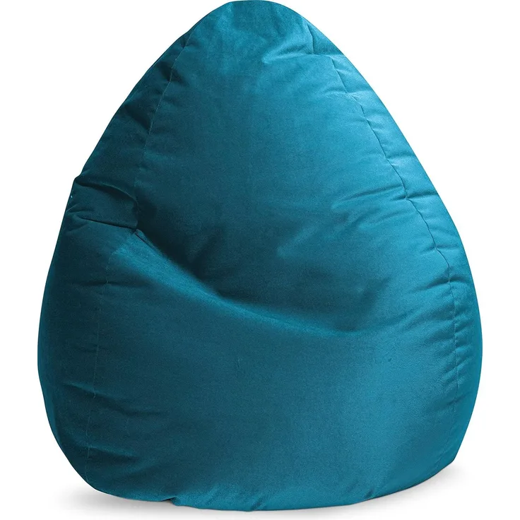 Sitting Point Sitzsack Marla XXL Samt Petrol