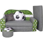 Fortisline 'Football' Kindersofa mit Hocker