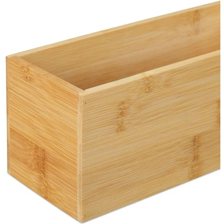 Relaxdays Ordnungsbox aus Bambus – Bild 6