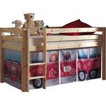 Spielbett Pino mit Textilset \"Flower-Bus\"