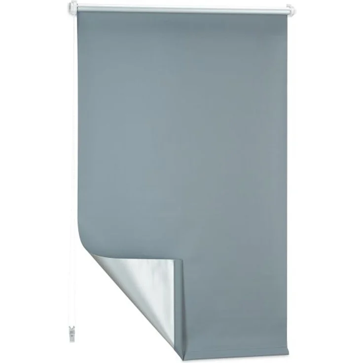 Relaxdays 2er Dunkelrollo Grau 60-120cm,70x160cm – Bild 6