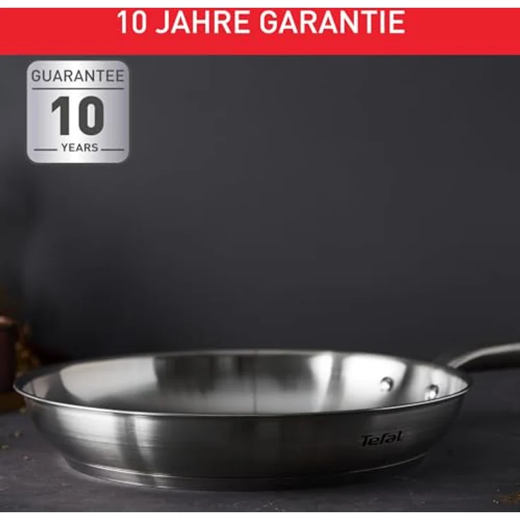 Tefal Virtuoso Pfanne E49204 | 24 cm | 10 Jahre Garantie | hochwertiger Premium-Edelstahl | Induktionsgeeignet | Anbraten | Rezepte – Bild 7