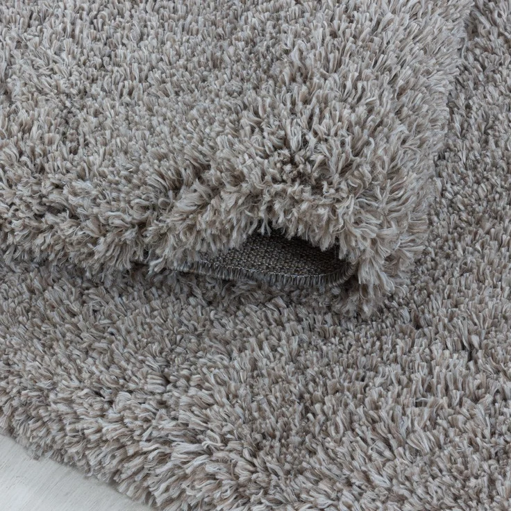 Carpettex Hochflor-Teppich Unicolor - Einfarbig, Läufer, Höhe: 30 mm, Teppich Wohnzimmer Einfarbig Shaggy verschidene farben und größen – Bild 2