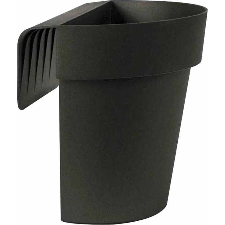 Balkon-Hängetopf UP, anthrazit Ø 25 cm,mit Wasserreservoir – Bild 1