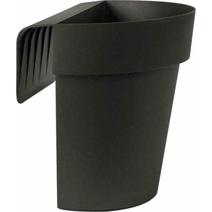 Balkon-Hängetopf UP, anthrazit Ø 25 cm,mit Wasserreservoir