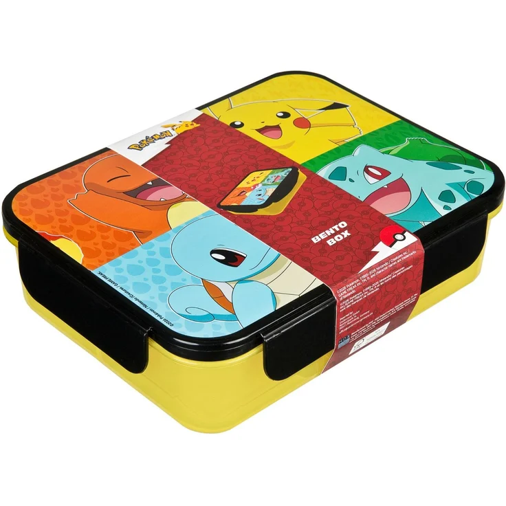 Pokemon Lunchbox gelb Brotdose Pausenbox für Alltag Schule und unterwegs – Bild 1