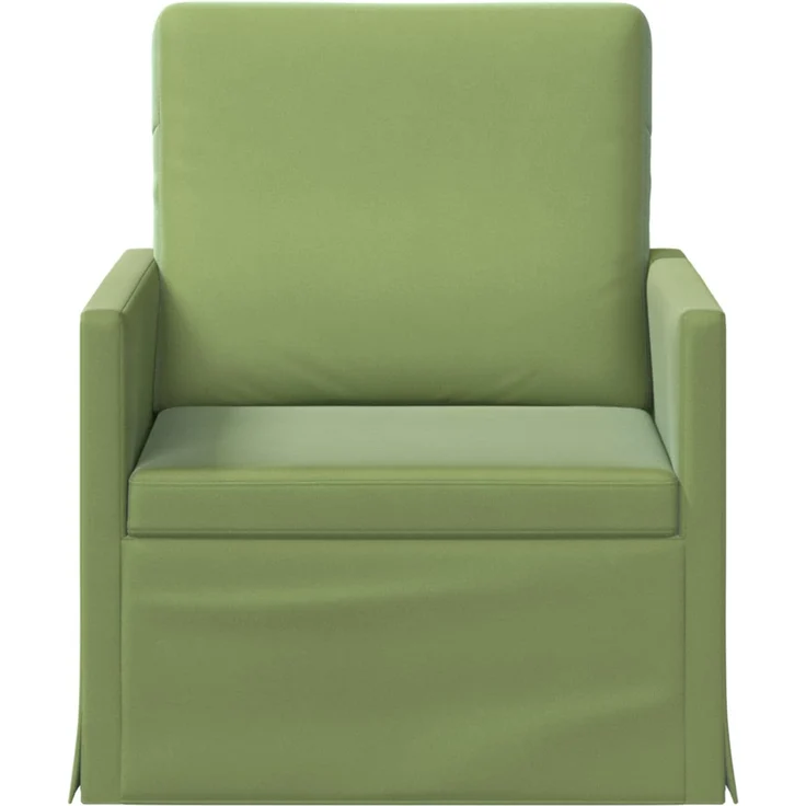 vidaXL Einzelsofa Hellgrün 70 x 81 x 82 cm Samt (V) 42041024 – Bild 2