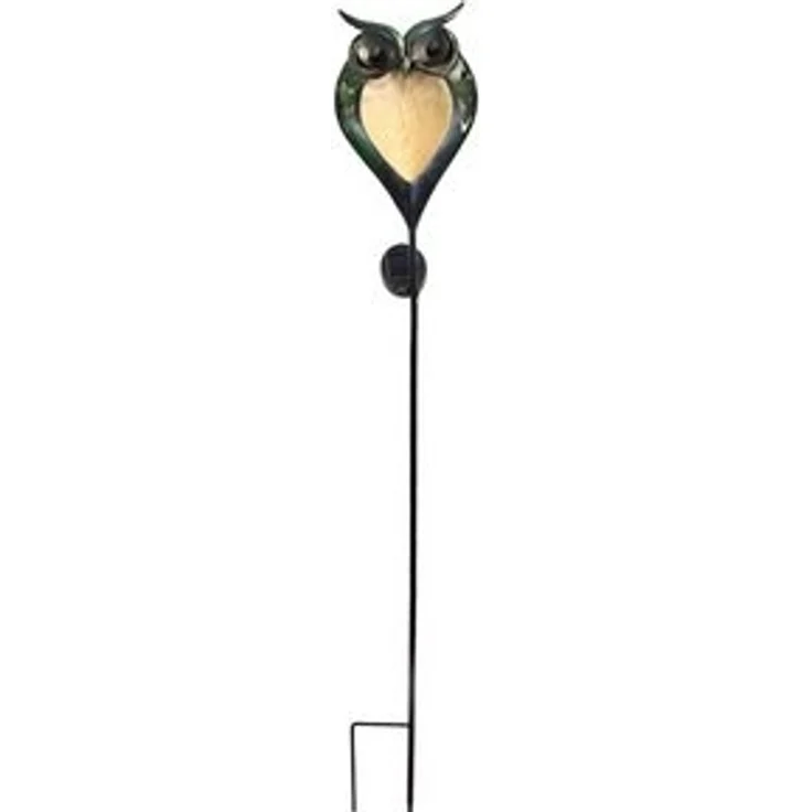 abc HOME LED Gartenleuchte Gartenstecker Eule, LED, Solarpanel, Lichtsensor, LED fest integriert – Bild 4