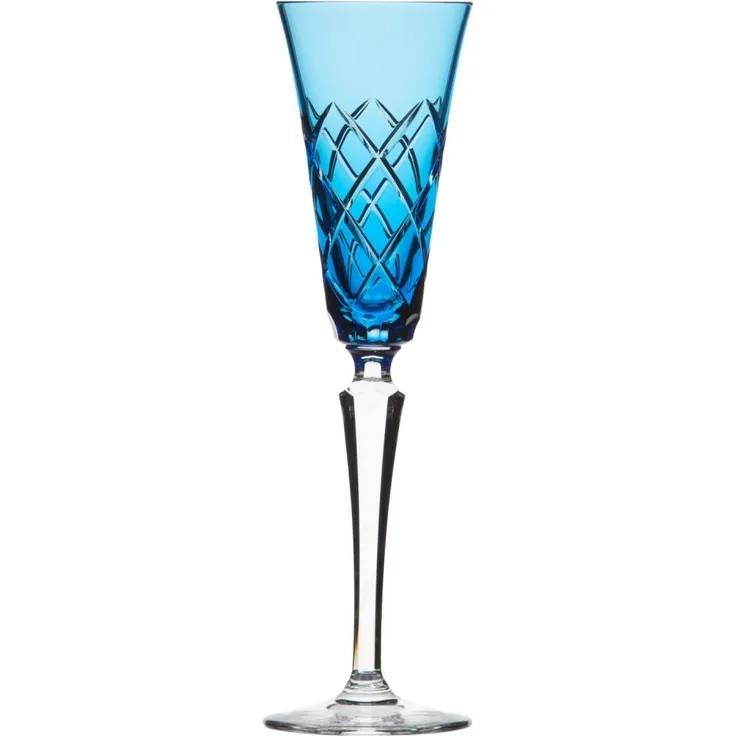 Sektglas Kristall Sunline aqua (26,5 cm)