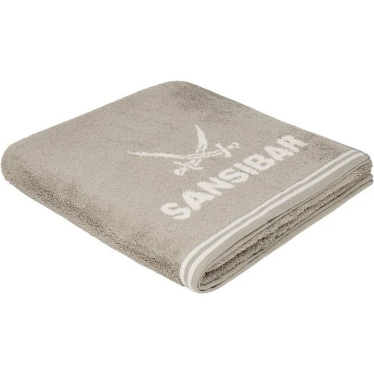 Sansibar Sylt Duschtuch Badetuch Saunatuch Frottier-Serie "Doubleface“, 80x150 cm, (1-St), mit hochwertig gewebtem Sansibar Logo – Bild 3