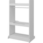 Kinderkleiderschrank Conny Weiß 67 x 110 cm mit Kleiderstange Vicco