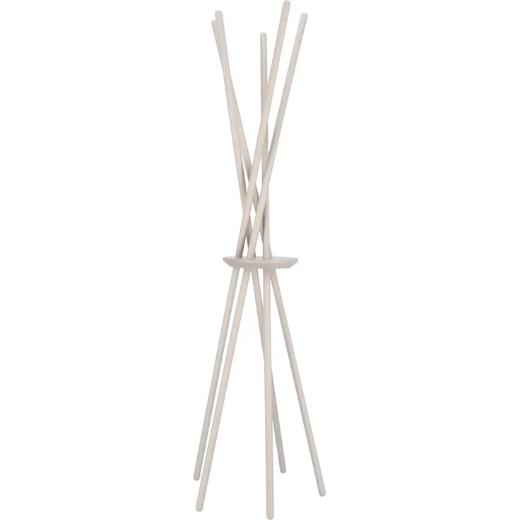 Kleiderständer Walk aus massiver Buche, modernes Design, hellgrau lackiert, von Jan Kurtz – Bild 3