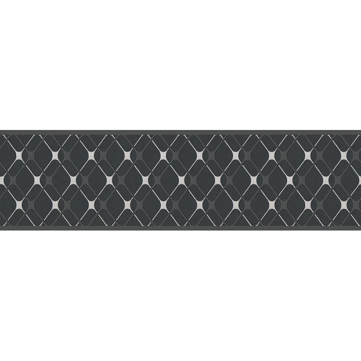 A.S. Création Bordüre Only Borders 11, leicht strukturiert, geometrisch, grafisch, metallic, Tapete Bordüre Geometrische Bordüre Metallic Borte Wohnzimmer Flur – Bild 3