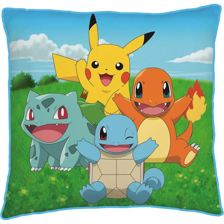 Kissen Kinderkissen 40x40 Pokemon Pikachu