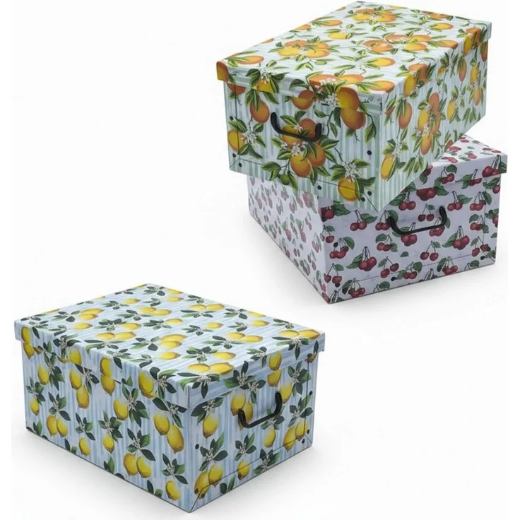 Spetebo Aufbewahrungsbox (Set, 3 St, Aufbewahrungsboxen), Stapelbox Geschenkbox – Bild 1