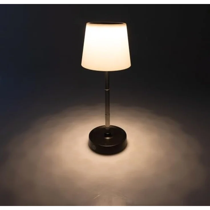 LED Akku Tischleuchte 29cm, dimmbar 115-290mm ausziehbar, Warmweiß – Bild 4