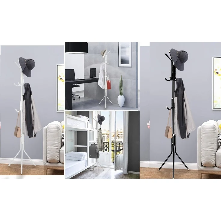 Youyijia Kleiderständer Garderobenständer mit 12 Haken – 175 cm Free-Standing Kleiderständer – Bild 2