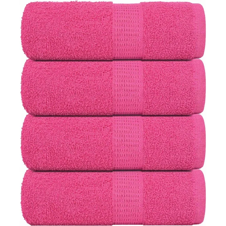 vidaXL Waschtücher FROGN 4 Stk. Rosa 30x30 cm 360 g/m² 137041 – Bild 1