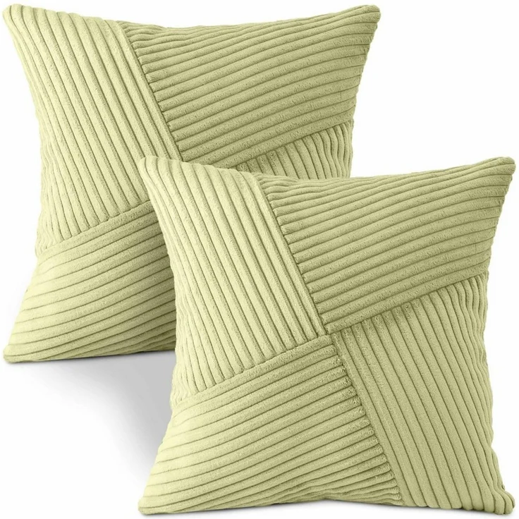 Amilian Kissenbezüge - 2er Set Kissenhüllen - Kissenbezug - Zierkissenbezüge, (2 Stück), 40x40 cm, Kissenhülle für Sofakissen, Dekokissen, Zierkissen, Kissen – Bild 5
