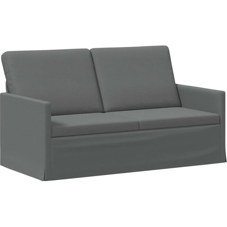 vidaXL Sofa-Set 2 pcs Dunkelgrau Stoff 3433149 – Bild 3
