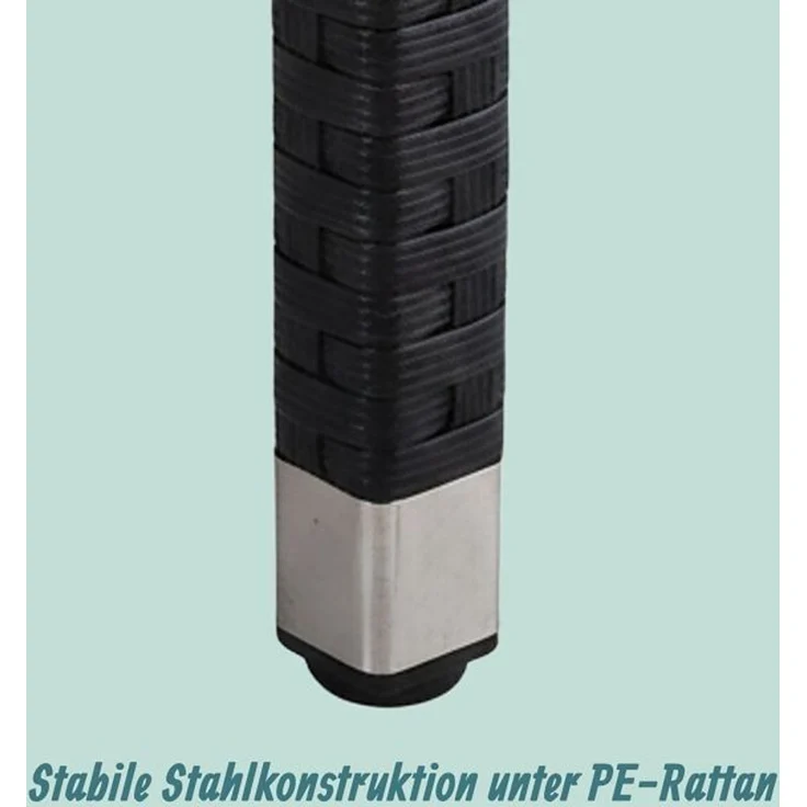 Gartentisch Rattanoptik mit Glasplatte 10053336_46 – Bild 5