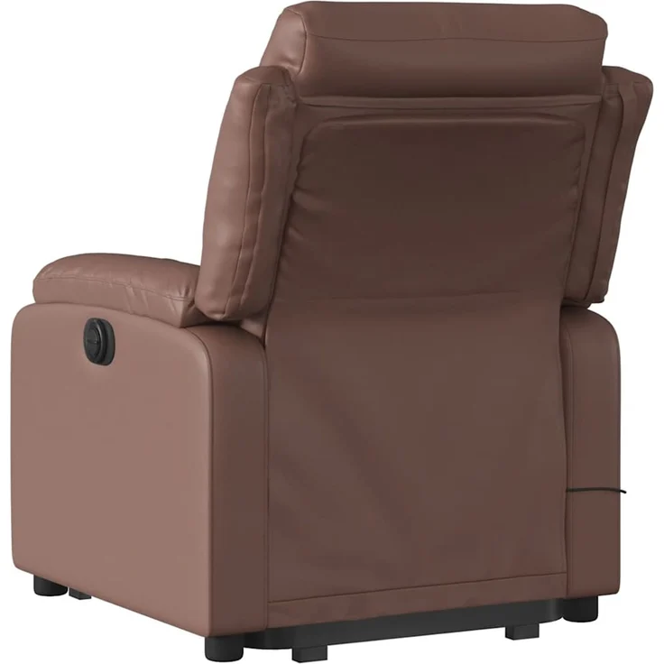 vidaXL Massagesessel mit Aufstehhilfe Braun Kunstleder 3205051 – Bild 5