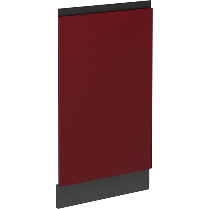 Geschirrspülblende R-Line Rot 45 cm J-Shape ohne Arbeitsplatte Vicco – Bild 1