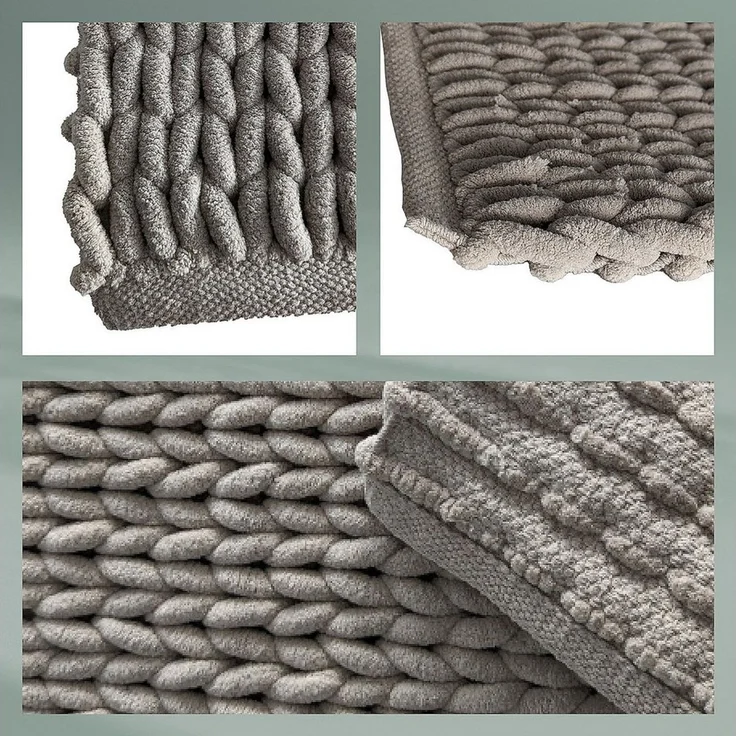 kela Badematte Marie, Höhe 2 mm, 70%recyceltesPES, 30%Baumwolle – Bild 3