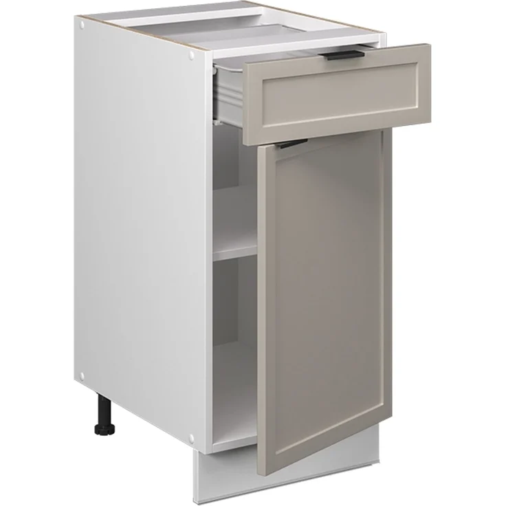 Unterschrank für Spüle/Kochfeld Fame-Line GrauBeige 40 cm ohne Arbeitsplatte Vicco – Bild 4