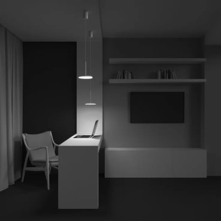 MAYTONI DECORATIVE LIGHTING Pendelleuchte Plato, moderne Aluminiumleuchte, 12W, 790 Lumen, warmweiß, für Küche, Schlafzimmer, Wohnzimmer, Esszimmer, Lobby – Bild 3