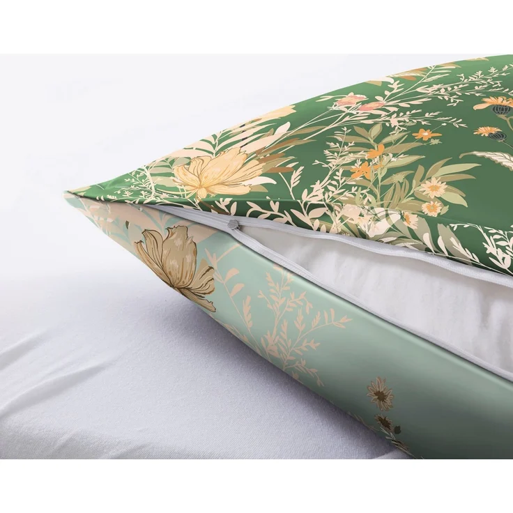 Kleine Wolke Bettwäsche Zahra, Mako-Satin, 2 teilig, mit floralem Print – Bild 2