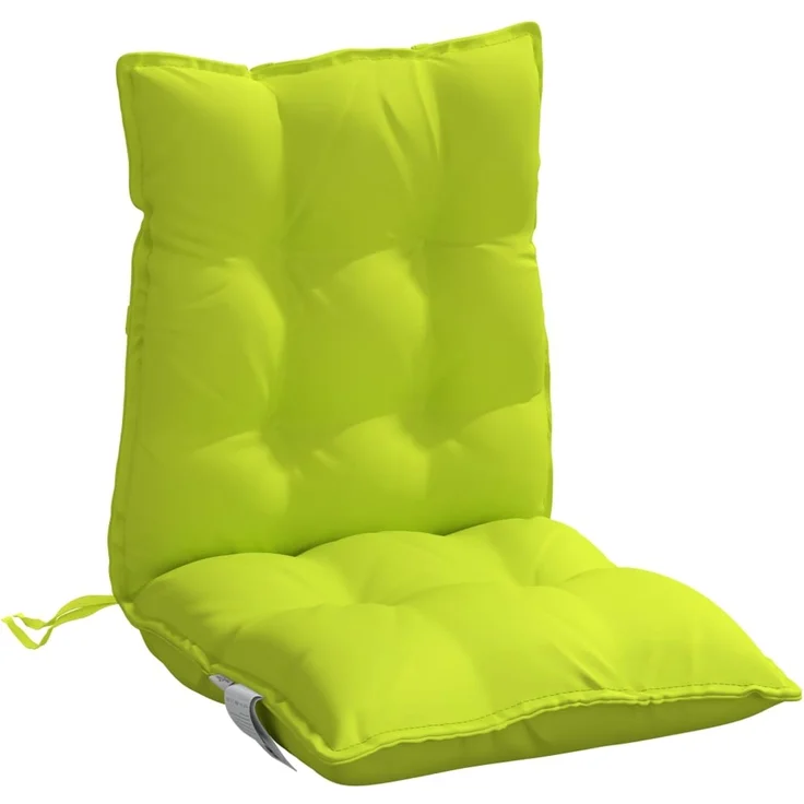 vidaXL Niedriglehner-Auflagen 6 Stk. Knallgrün Oxford-Gewebe 377706 – Bild 5