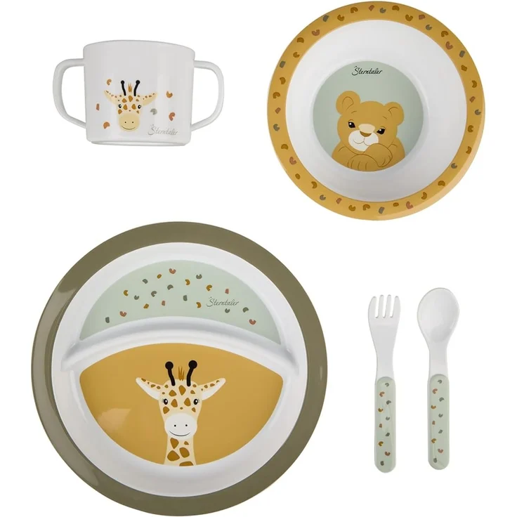 Sterntaler Kindergeschirr-Set – Safari – 5-teilig – Bild 3