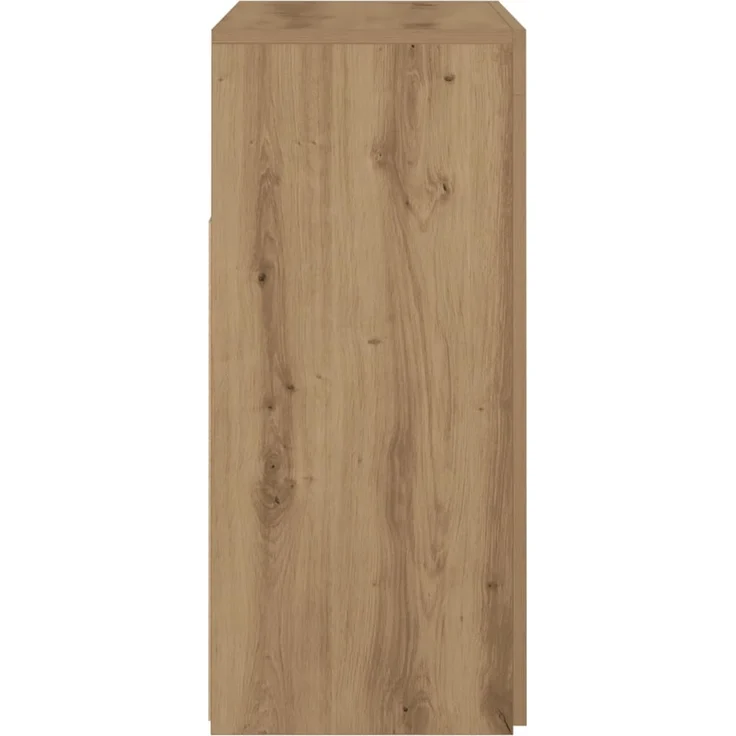 vidaXL Sideboard mit LED-Leuchten Artisan-Eiche 80x35x75 cm 856362 – Bild 7