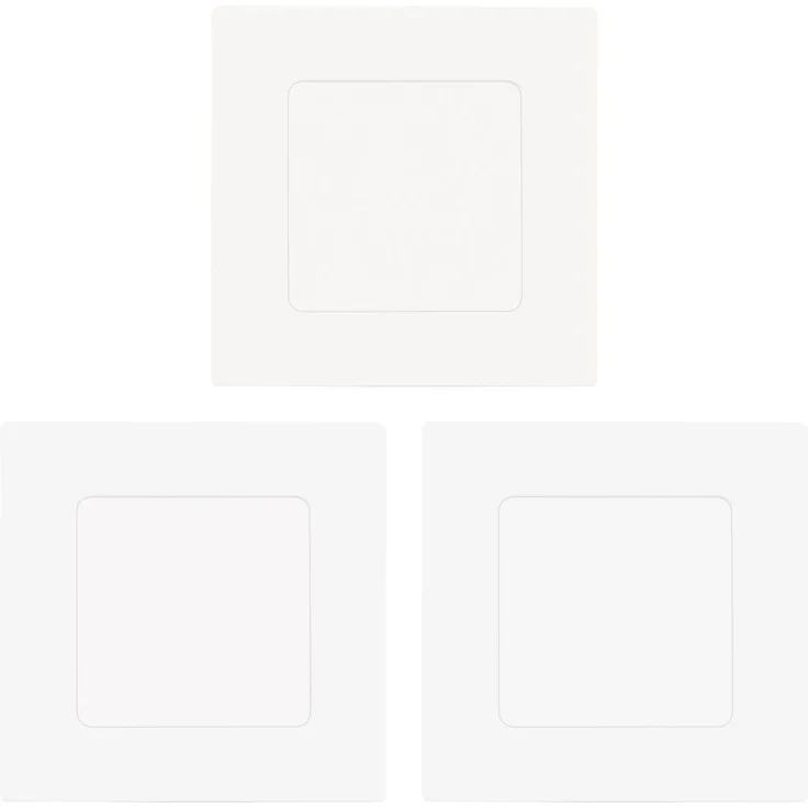 Eglo 94733 3 Stk. LED Einbauleuchte FUEVA 1 weiß, 3x2,7W 85x85 mm 3000K – Bild 1