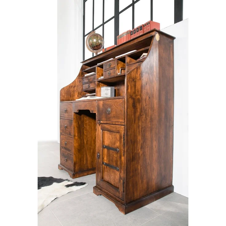 Sekretär Akazie 128x58x138 honig lackiert OXFORD #0516 – Bild 4