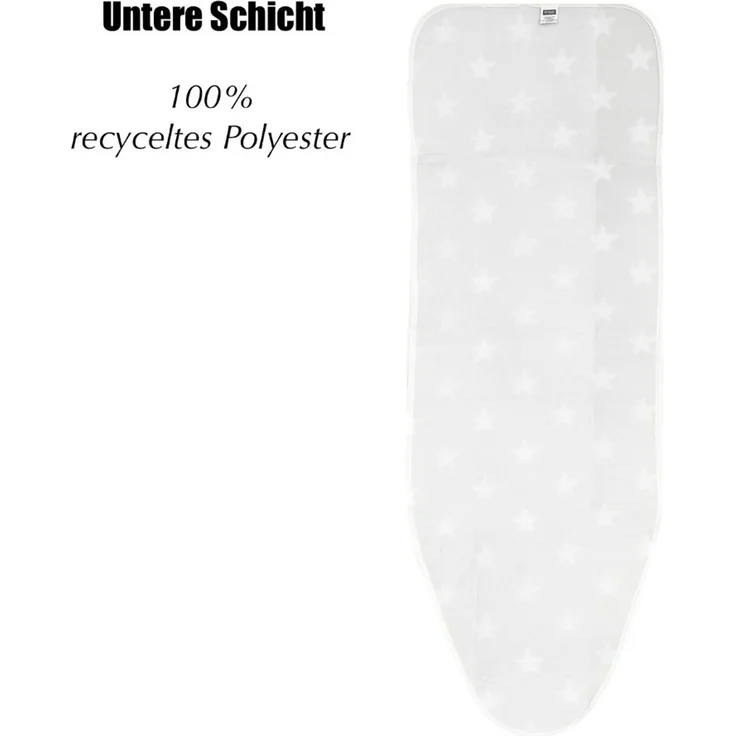 Bügelbrettbezug aus 100% Baumwolle - 125 x 44 cm mit Kordelzug, Sternenmotiv – Bild 7
