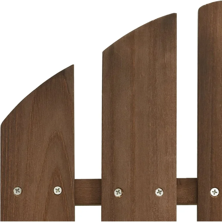 Garten-Schaukelstuhl, Relaxstuhl Holz Braun – Bild 5