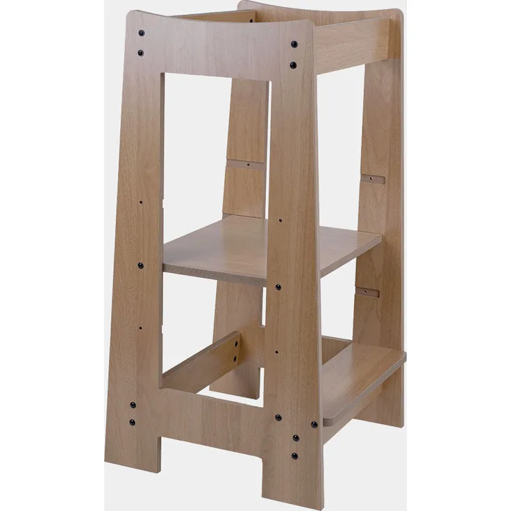 Lernturm, Holz, Kippschutz, höhenverstellbar, H 80 cm