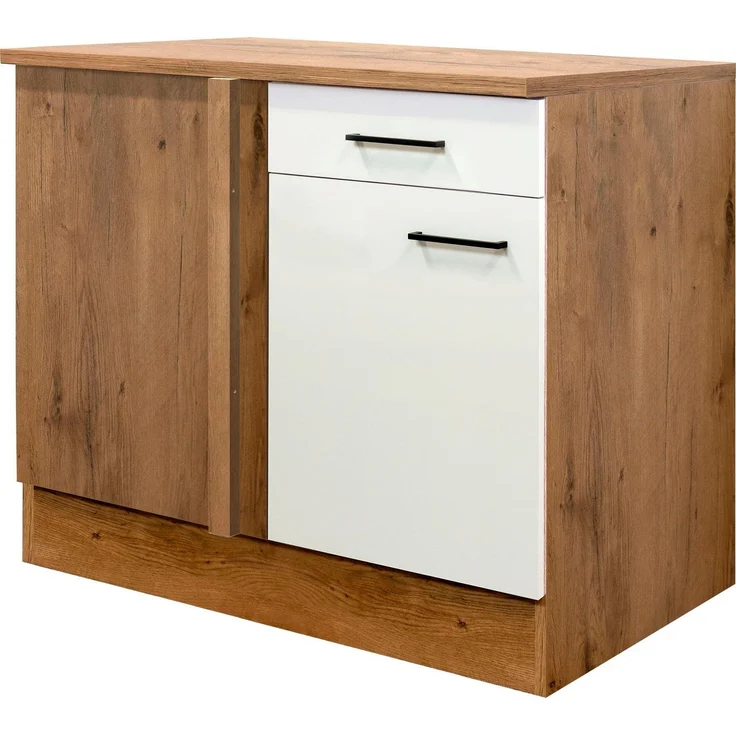 Flex-Well Eckunterschrank Vintea (B x H x T) 110 x 85 x 60 cm, als Ecklösung – Bild 1