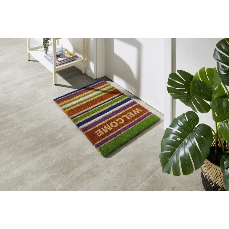 Fußmatte Kokos Welcome 40 x 60 cm Stripes – Bild 6