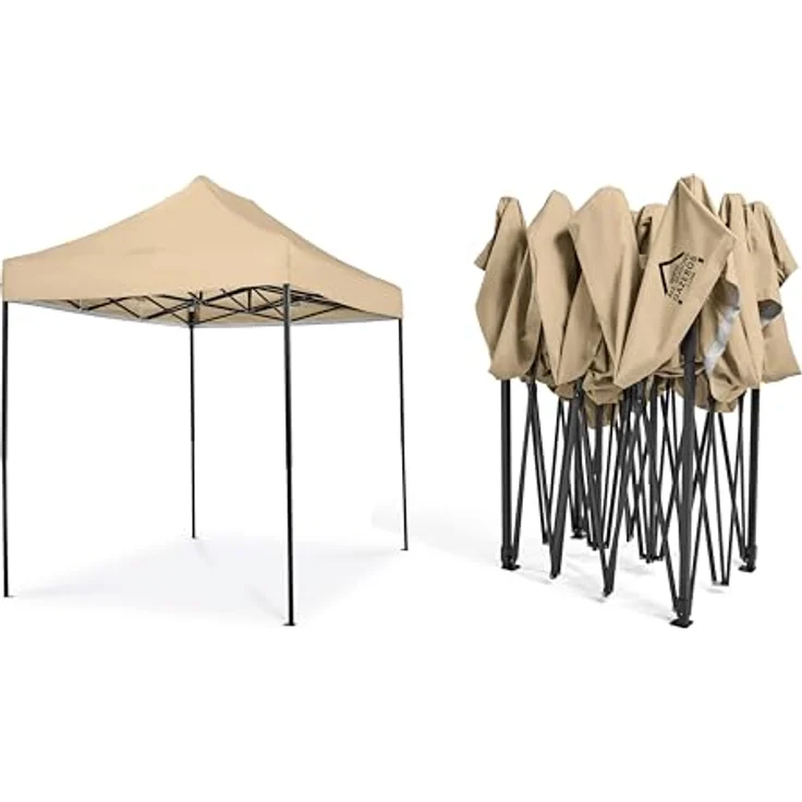 All Seasons Gazebos 3x2 m vollständig wasserdichtes Faltpavillon - Beige – Bild 6
