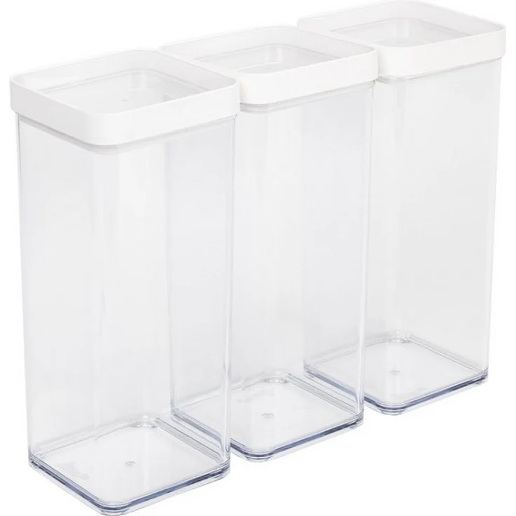 ROTHO Vorratsdose, Kunststoff, (Vorratsbehälterset, 3er-Set) – Bild 4