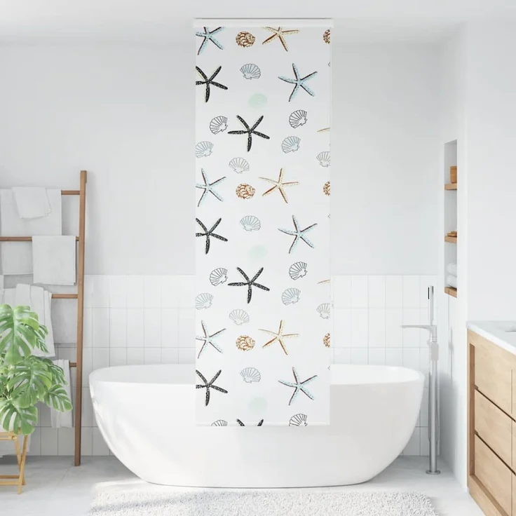 vidaXL Duschrollo mit Kassette 60x240 cm Stoffbreite 56 cm 4015019 – Bild 2
