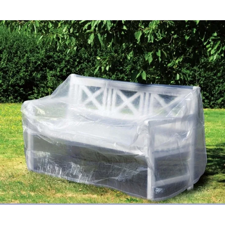 Schutzhülle Hülle Schutzhaube für Gartenbank Bank 160x80x75cm transparent 1927